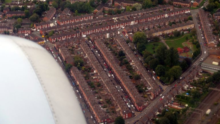 Anflug Manchester